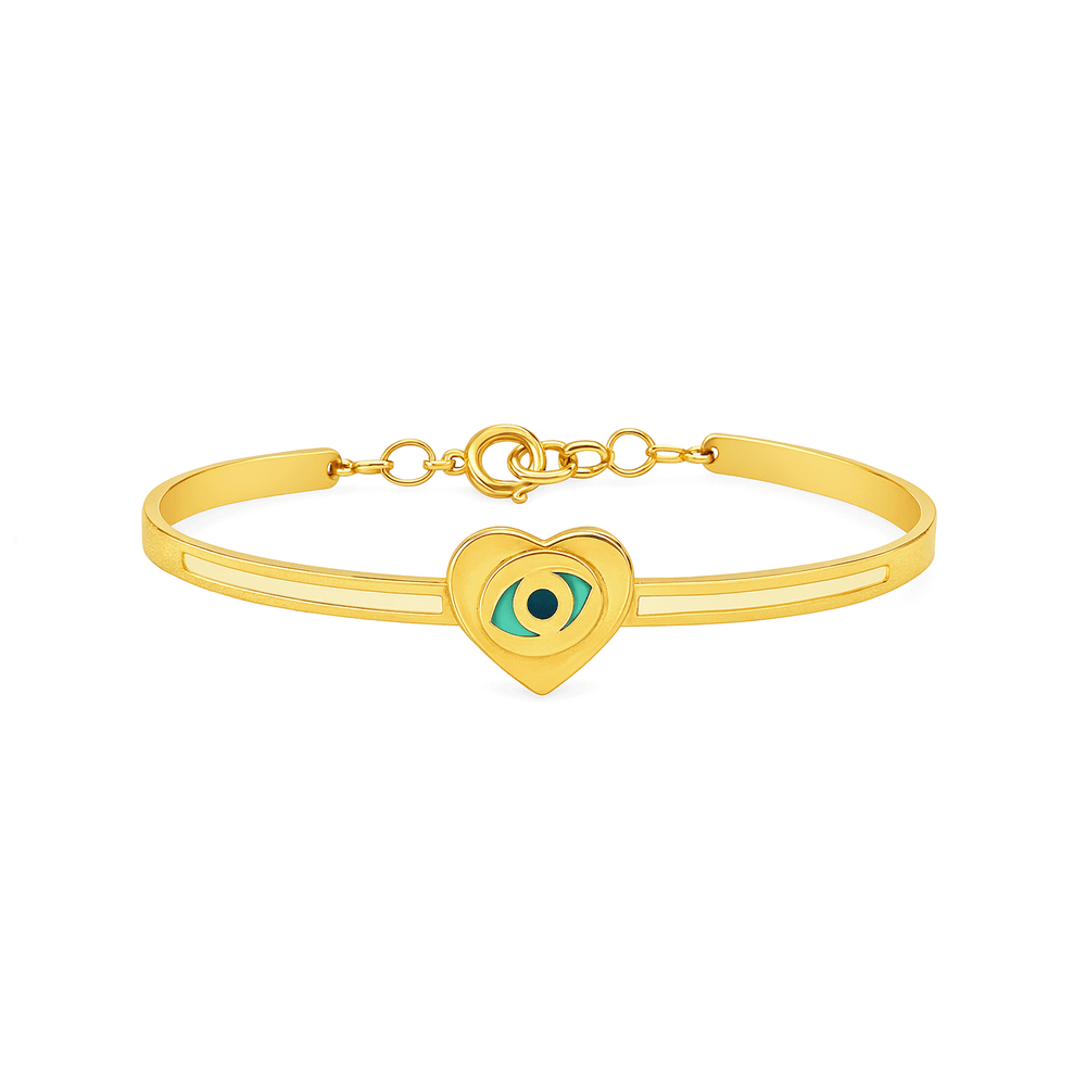 Gold Jewellery Kid's Bangle – 18K Gold Elegance for Little Ones