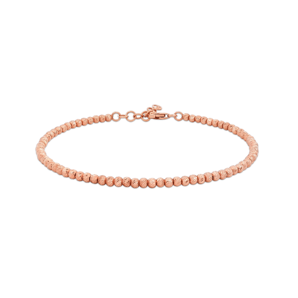Gold Jewellery Twistline Rose-Gold Bangle