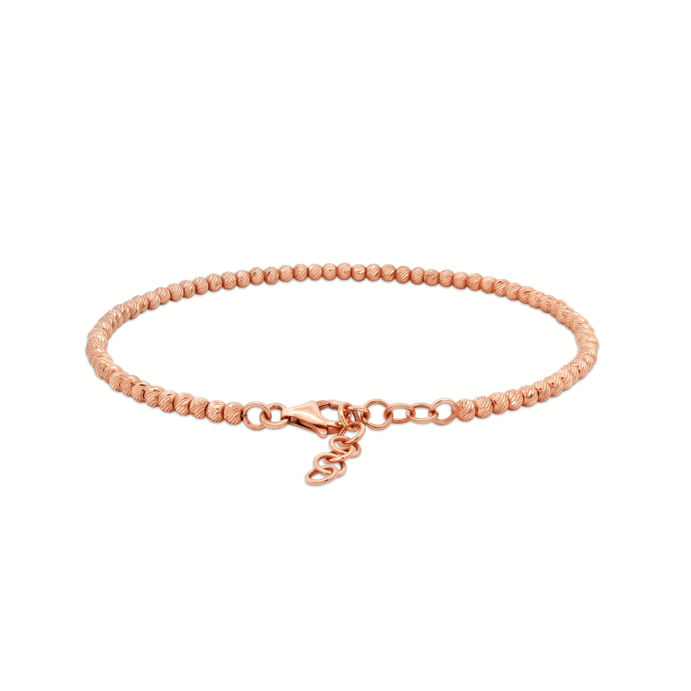 Gold Jewellery Twistline Rose-Gold Bangle