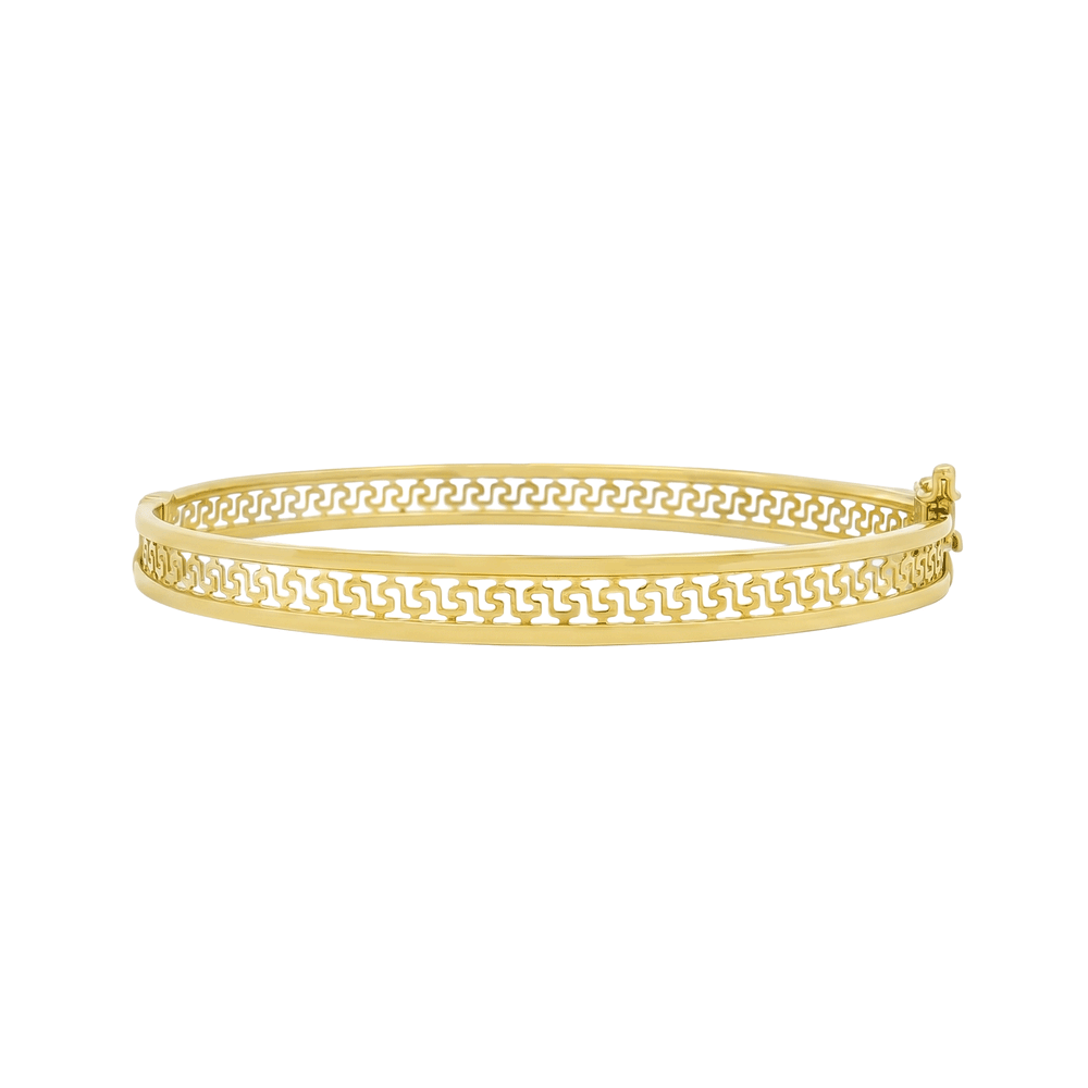 Regal Lattice Gold Bangle