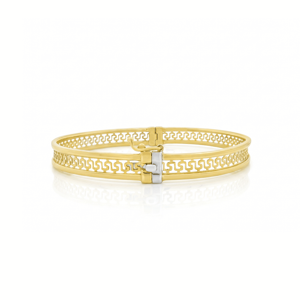 Regal Lattice Gold Bangle
