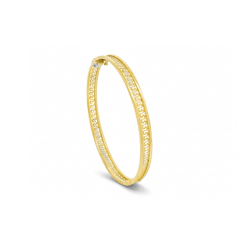 Regal Lattice Gold Bangle