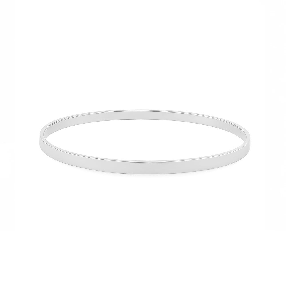 18K Gold Bangle – High Polish Finish