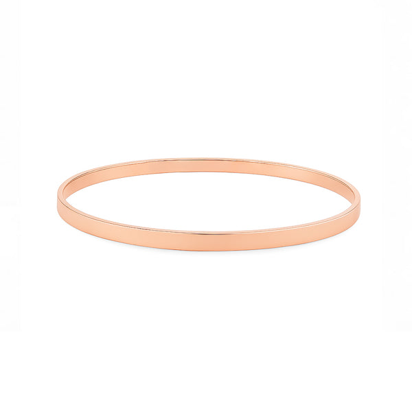 18K Gold Bangle – High Polish Finish