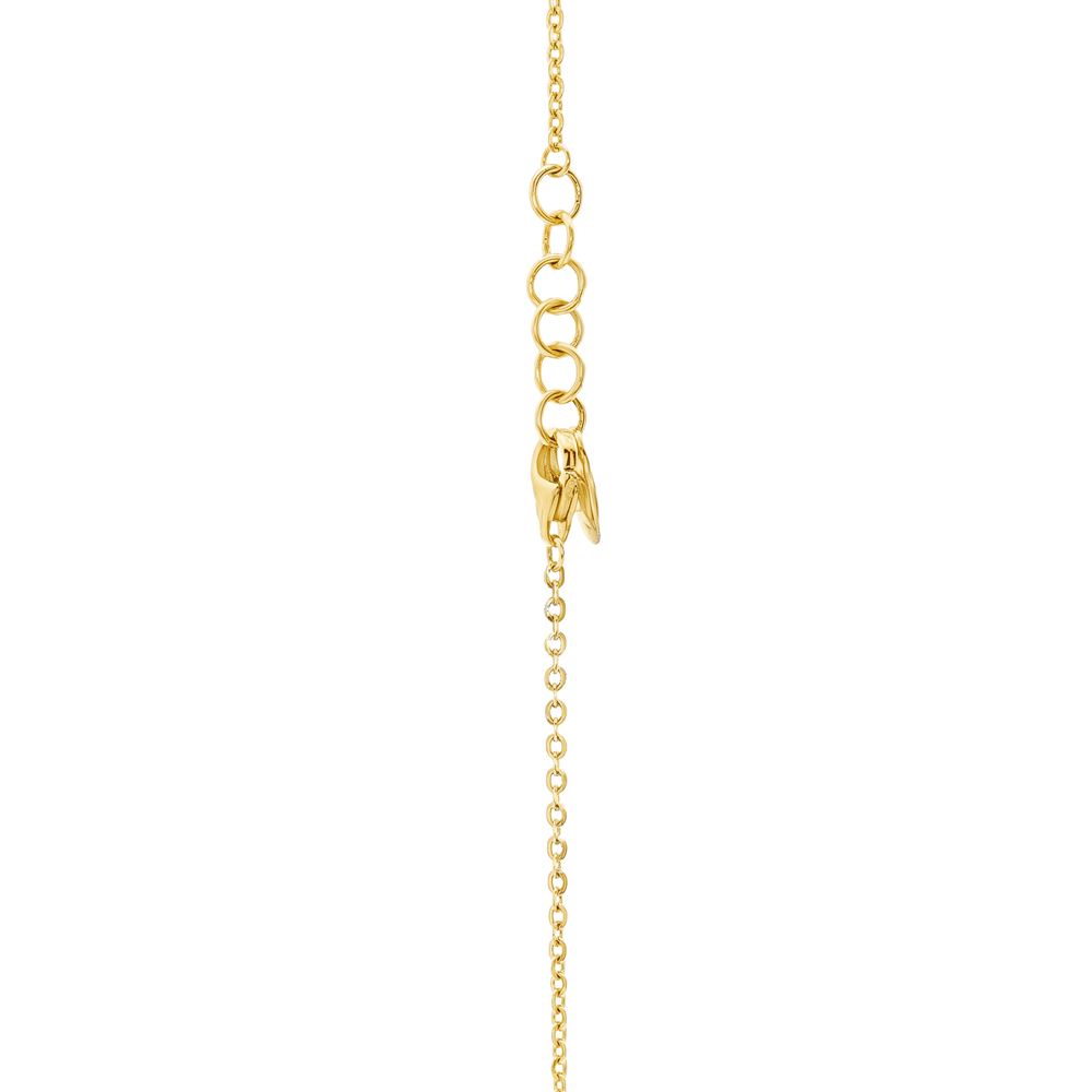 Gold Jewellery Elongated Luxe Link Necklace
