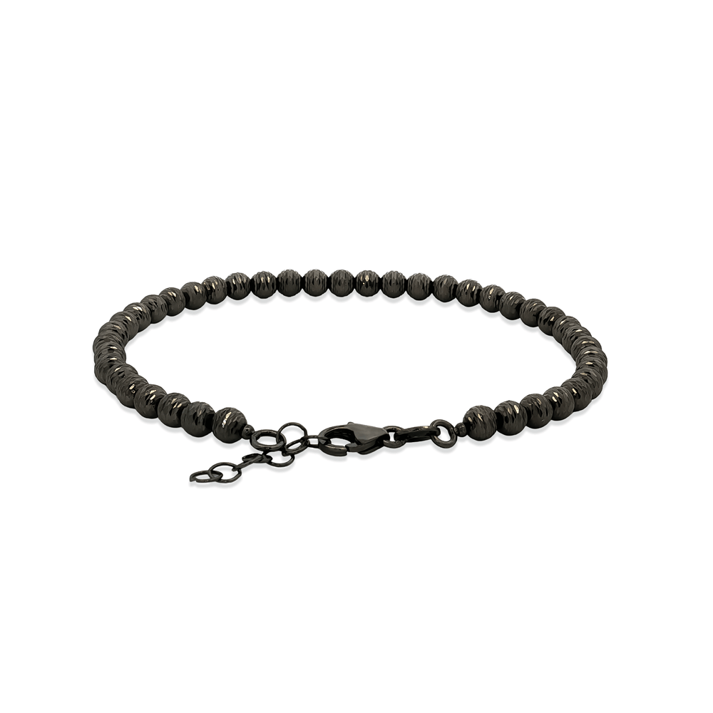 Gold Jewellery Hematite Bead Bracelet