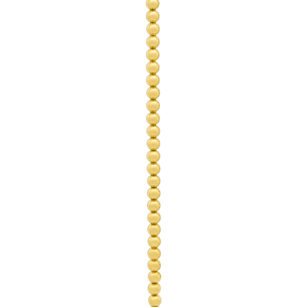 Gold Jewellery Regal Bead Line | 18K Gold Necklace
