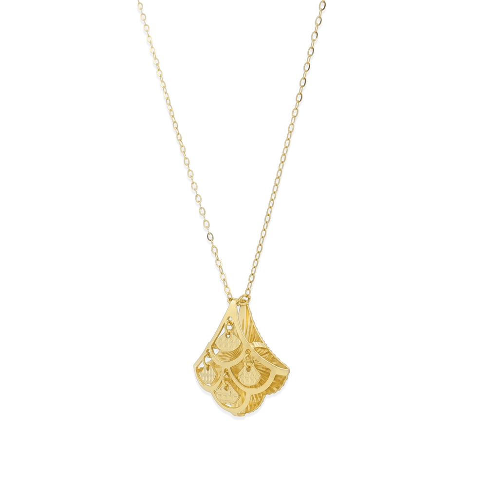 Aurora Fanburst Pendant Necklace