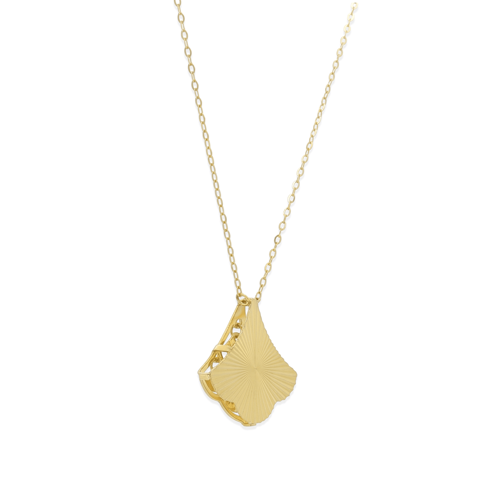 Aurora Fanburst Pendant Necklace