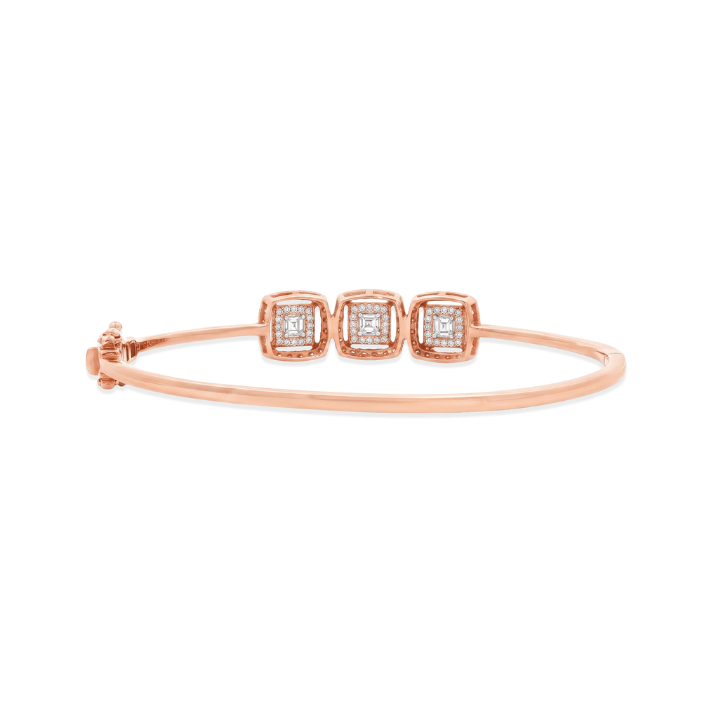 Natural Diamond Triad Radiance Diamond Bangle