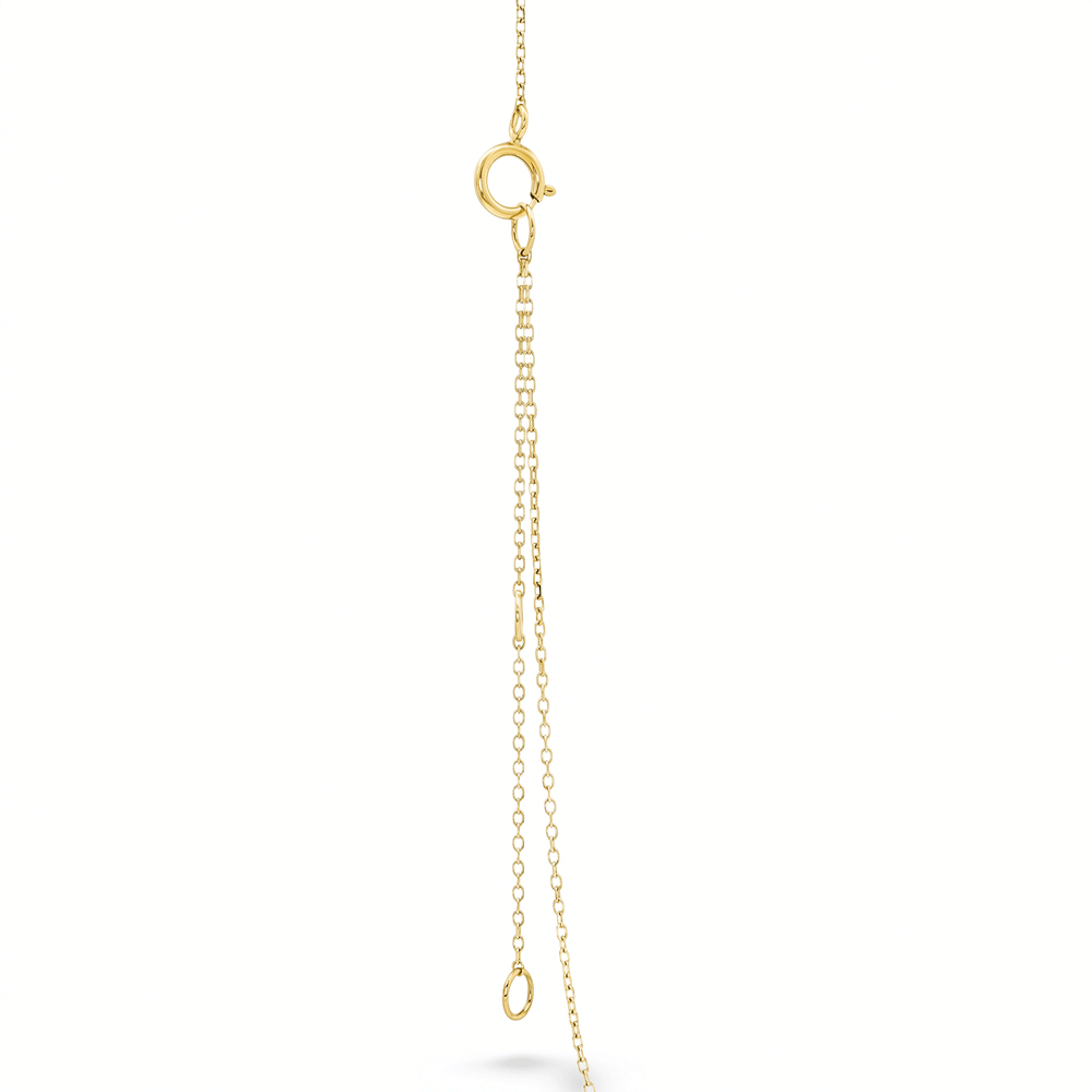 Dual-Bloom Butterfly Gold Necklace