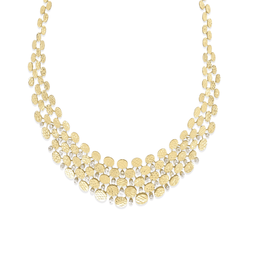 18K Gold Solstice Shimmer Collar Necklace