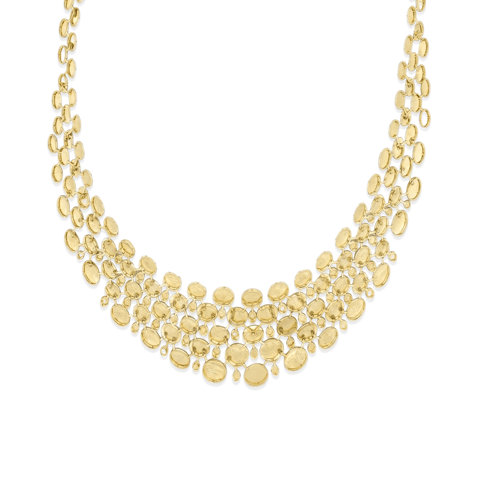 18K Gold Solstice Shimmer Collar Necklace