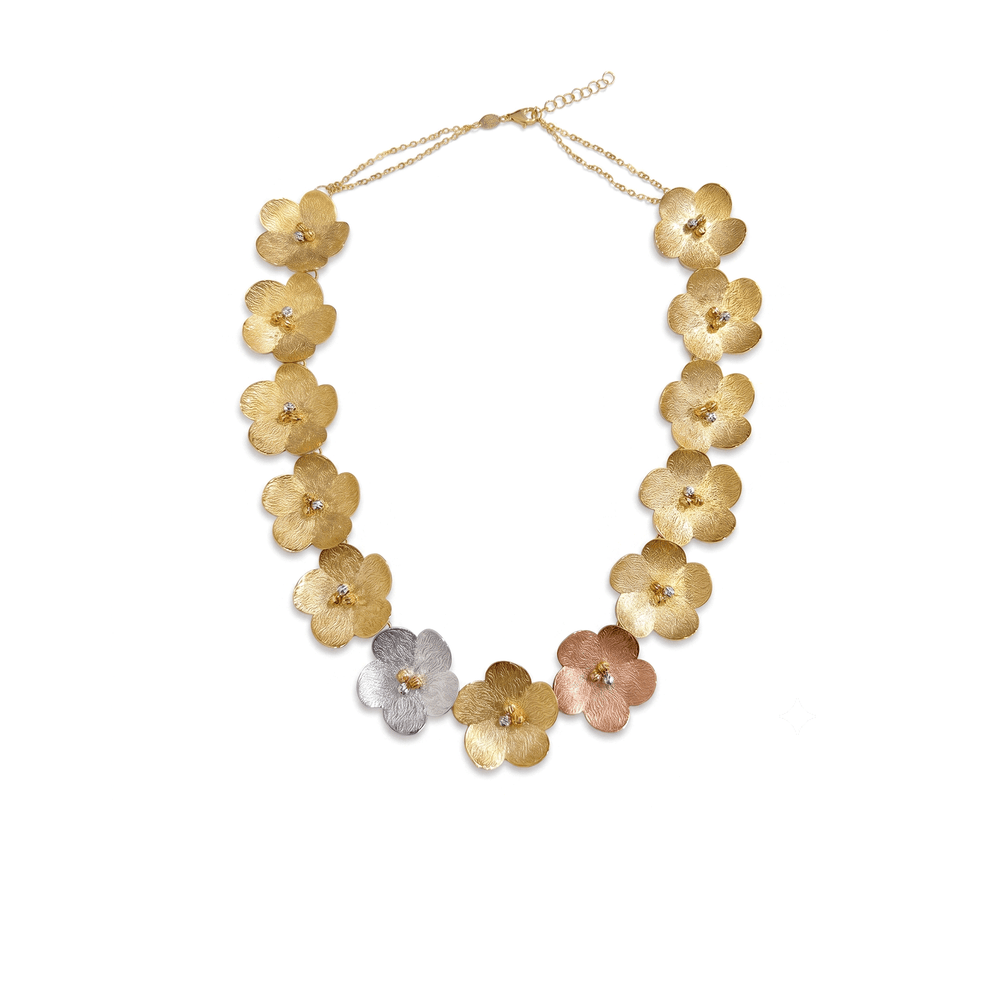 18K Gold Maria De Toni TriBloom Harmony Set