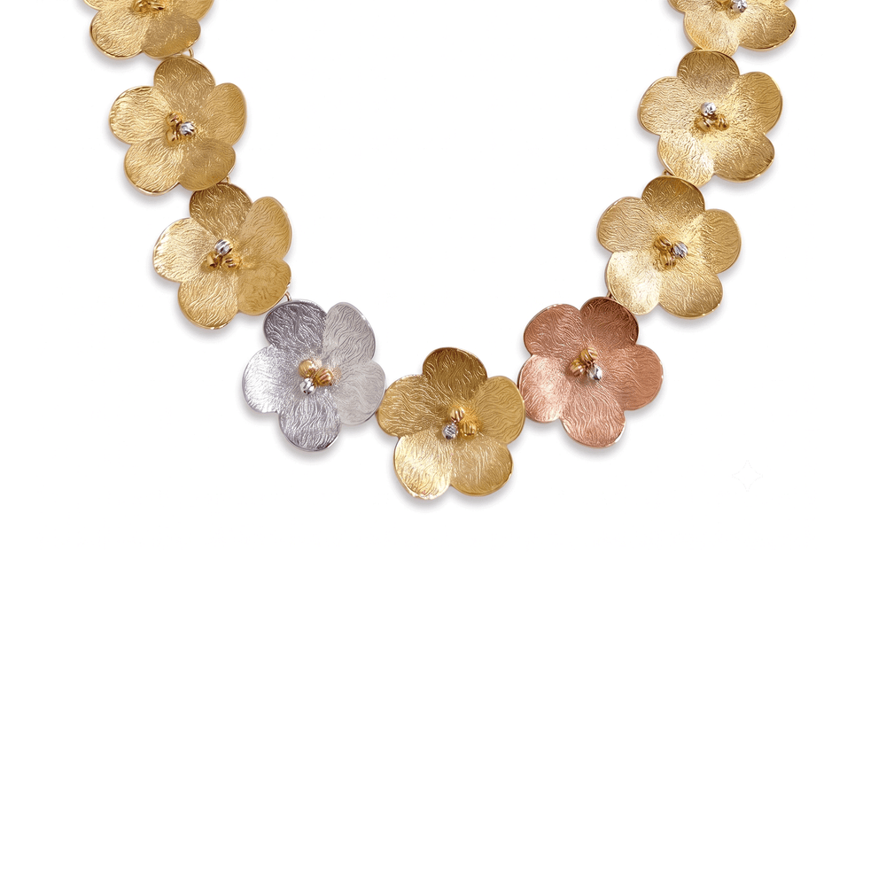 18K Gold Maria De Toni TriBloom Harmony Set