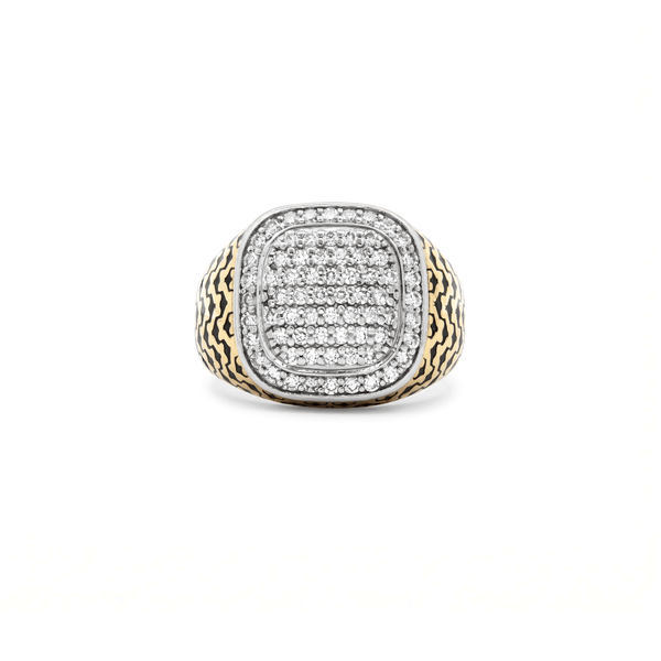 Natural Diamond Blackforge Crown Ring