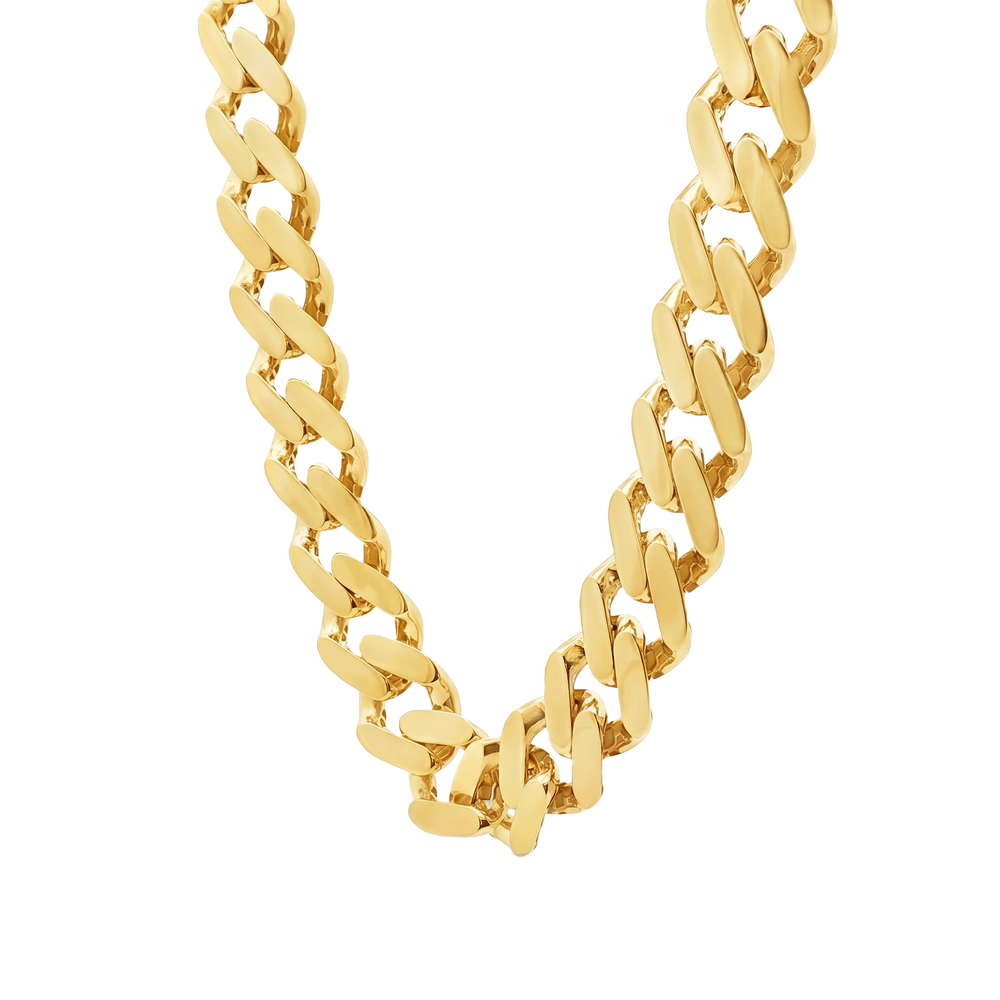 Gold Jewellery Monaco Chain – 18K Gold Luxury Necklace