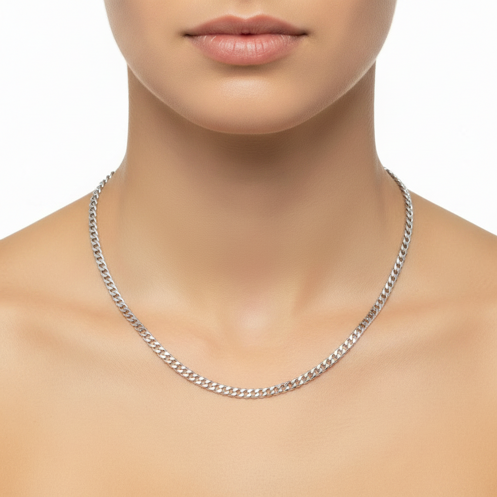 Gold Jewellery Golden Flashy “Urban Curb” Chain