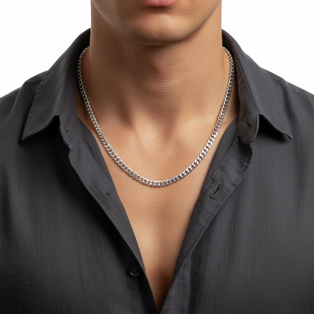 Gold Jewellery Golden Flashy “Urban Curb” Chain