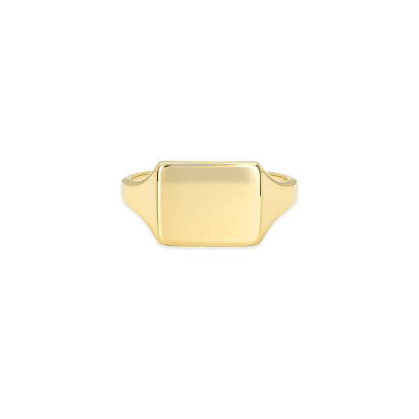 The RectaGold Signet Ring | 18K Gold Ring