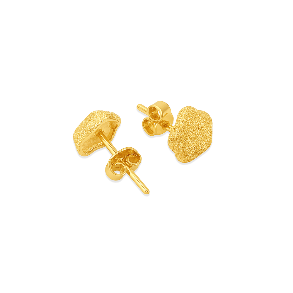 18K Gold Stud Earrings for Women – Minimal Luxury Design