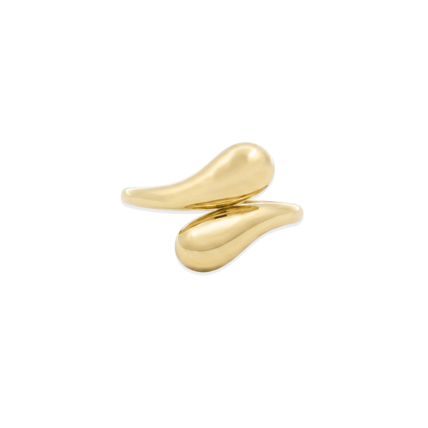 18K Gold The Twin-Flame Sculptural Ring