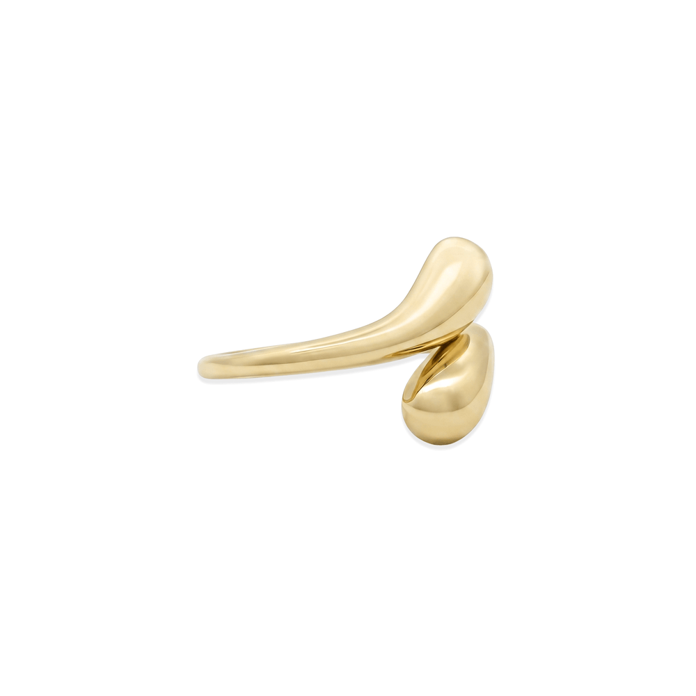 18K Gold The Twin-Flame Sculptural Ring