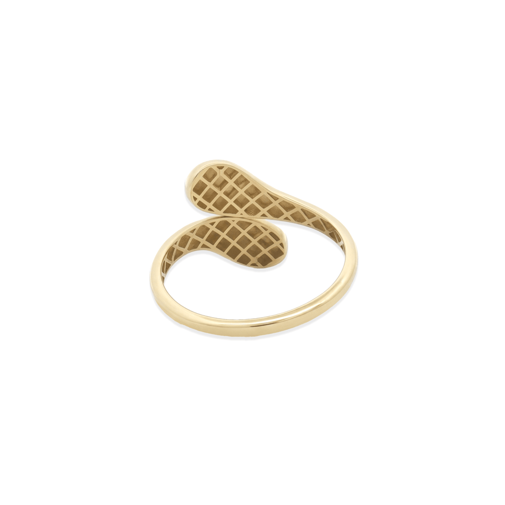 18K Gold The Twin-Flame Sculptural Ring