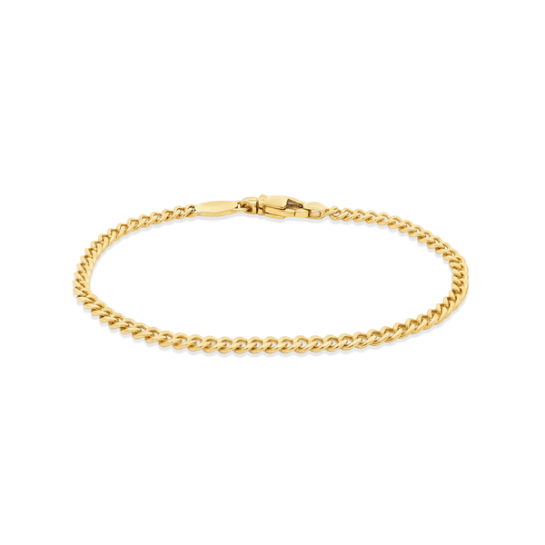 Gold Jewellery Small Link Cuban Bracelet – 18K Gold