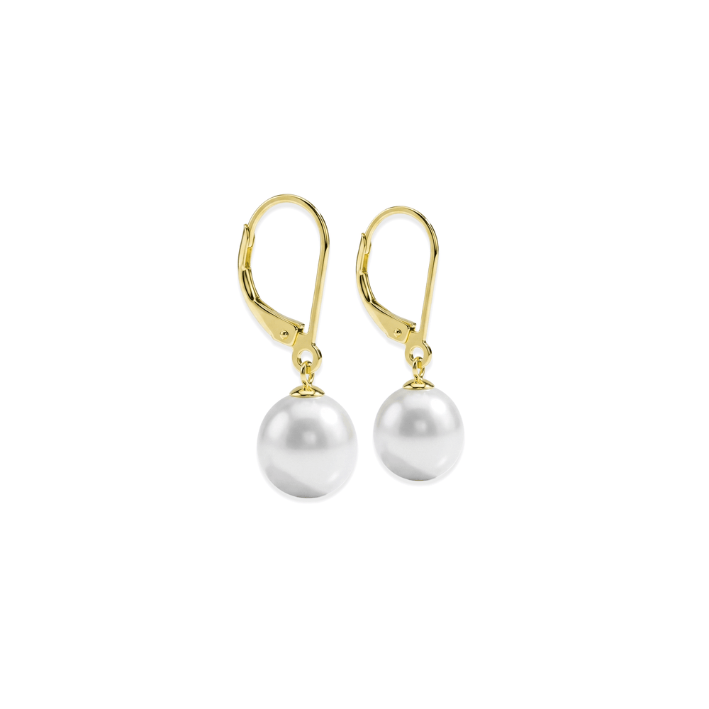 Gold Jewellery Classic Pearl Glide Drops