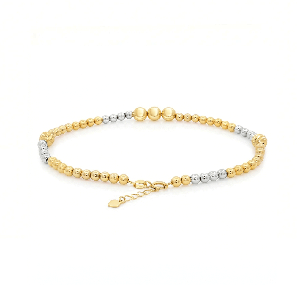 Gold Beaded Bracelet – 18K Gold