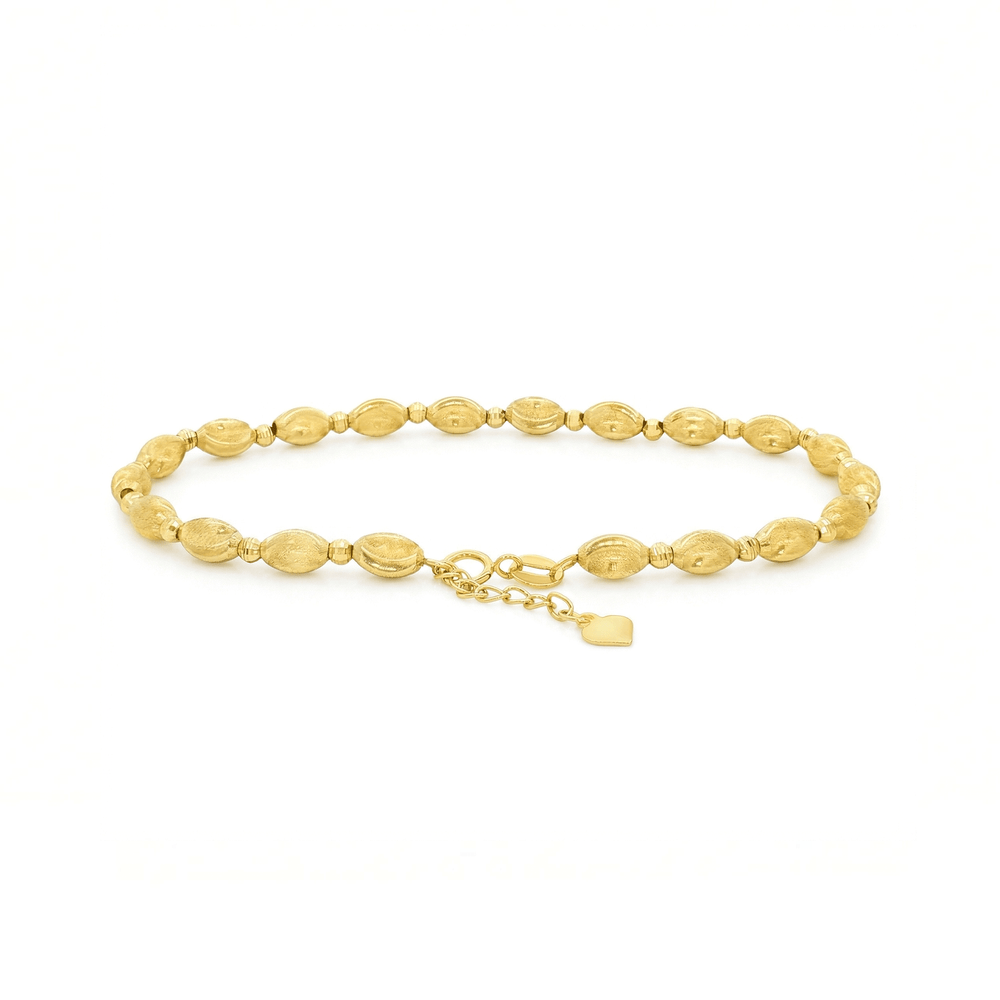 Gold Jewellery Beaded Gold Bracelet
