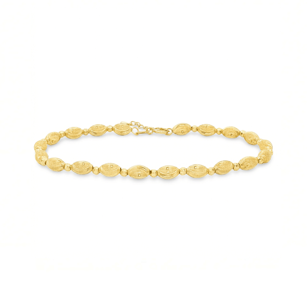 Gold Jewellery Beaded Gold Bracelet