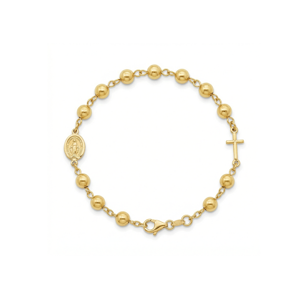 Gold Jewellery Beaded Gold Bracelet – 18K Luxury Bracelet