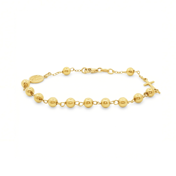 Gold Jewellery Beaded Gold Bracelet – 18K Luxury Bracelet