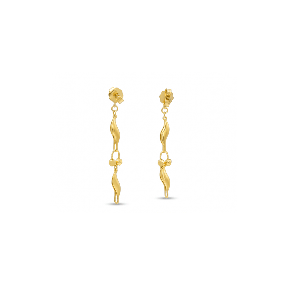 Gold Jewellery Polished Classic Hoop Earrings in 18K White Gold