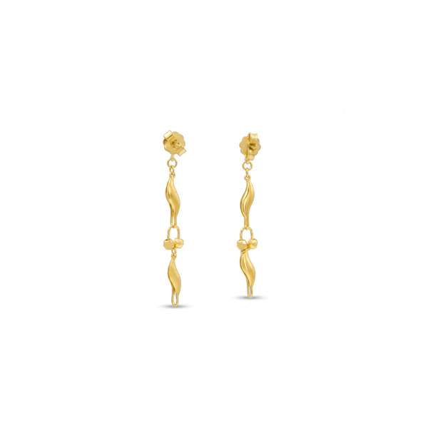 Gold Jewellery Polished Classic Hoop Earrings in 18K White Gold hover