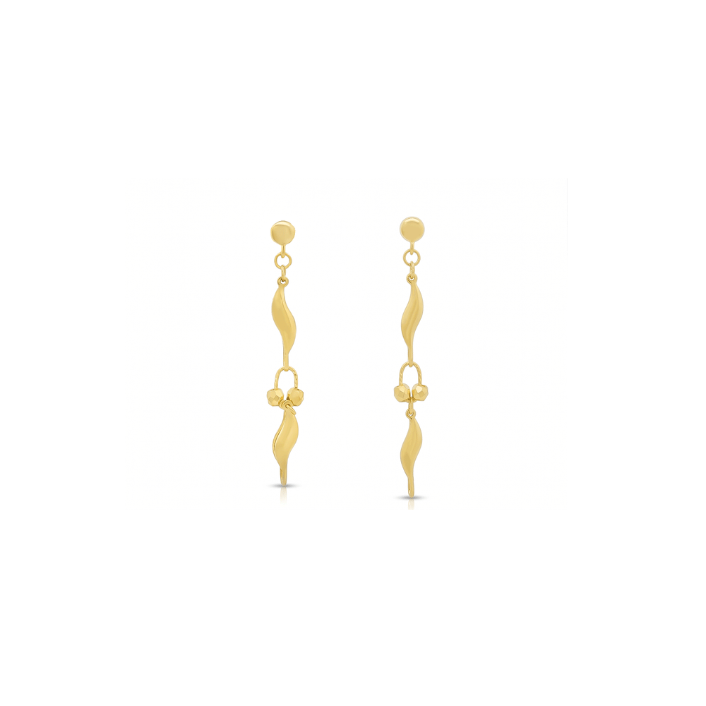 Gold Jewellery Polished Classic Hoop Earrings in 18K White Gold