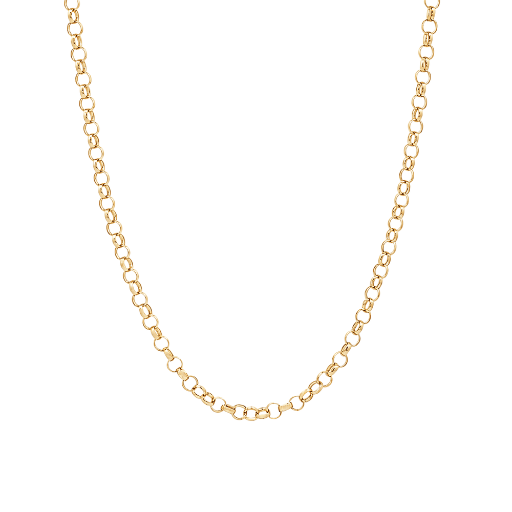 Golden Aura Link Chain | 18K Yellow Gold Necklace