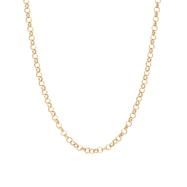 Golden Aura Link Chain | 18K Yellow Gold Necklace