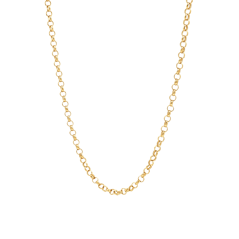 Golden Aura Link Chain | 18K Yellow Gold Necklace