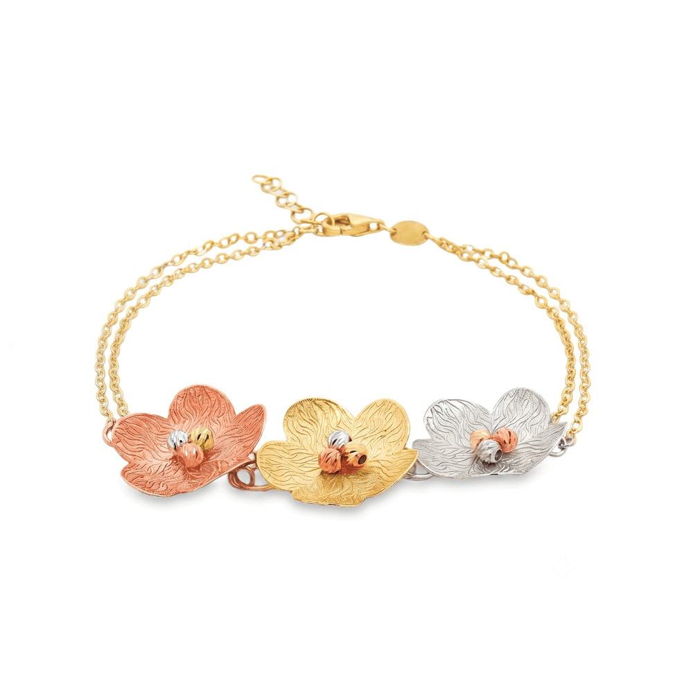 18K Gold Maria De Toni TriBloom Harmony Set