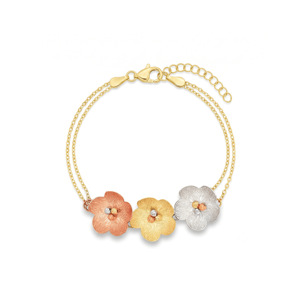 18K Gold Maria De Toni TriBloom Harmony Set