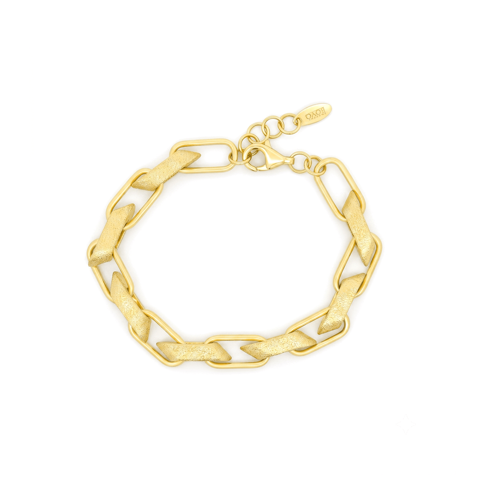 18K Gold BOVO GeoLink Trio Set