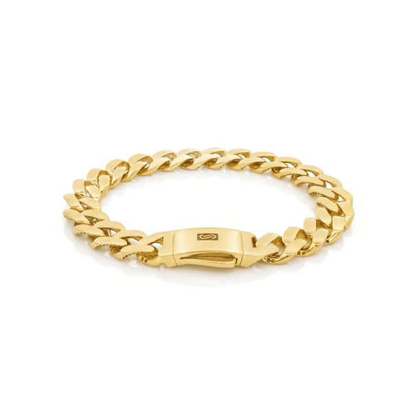 Gold Jewellery Monaco Bracelet in 18K Gold – Luxury High Polish Finish