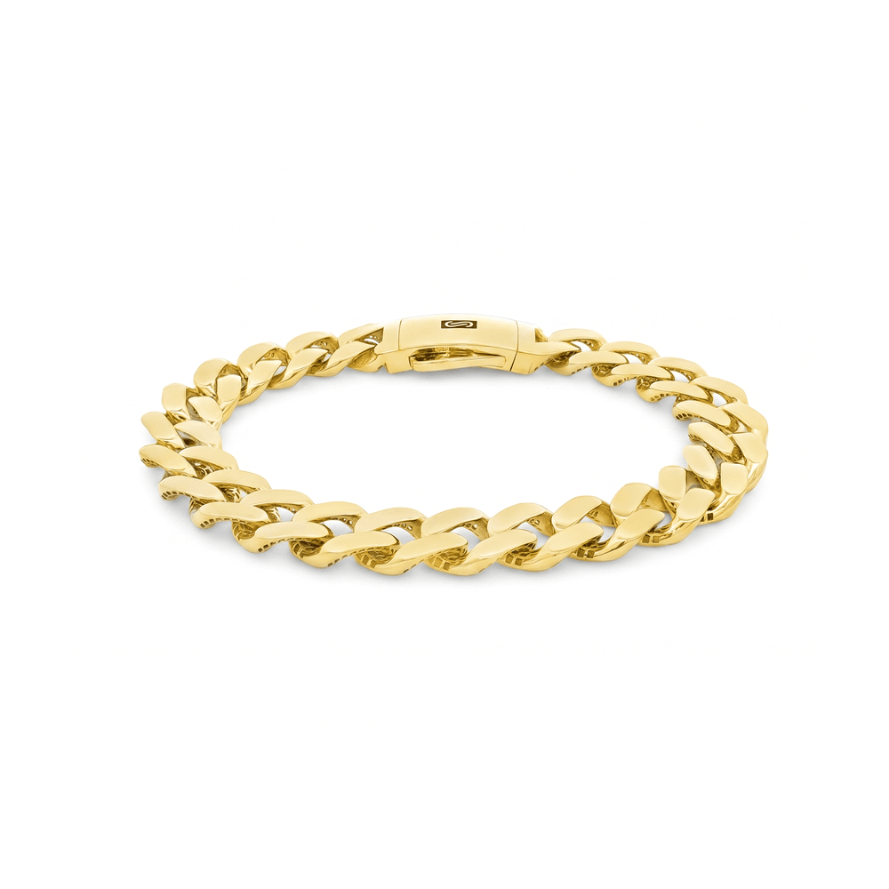 Gold Jewellery Monaco Bracelet in 18K Gold – Luxury High Polish Finish