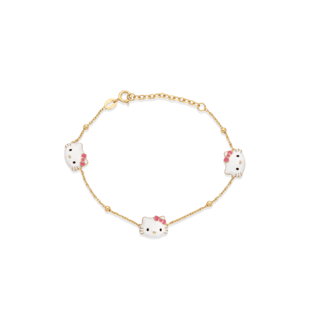 18K Gold Kid’s Bracelet – Elegant & Adjustable Design
