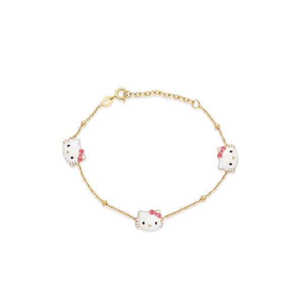 18K Gold Kid’s Bracelet – Elegant & Adjustable Design
