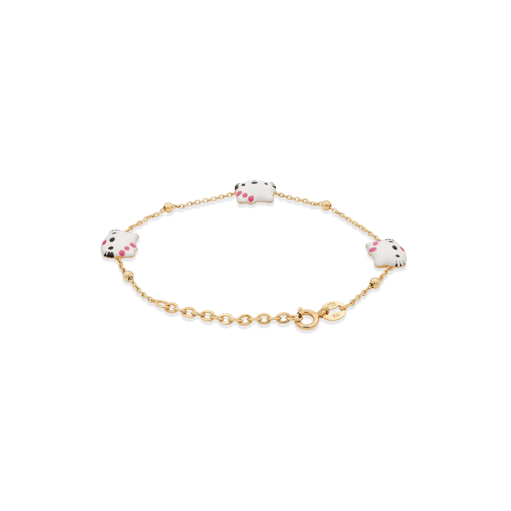 18K Gold Kid’s Bracelet – Elegant & Adjustable Design