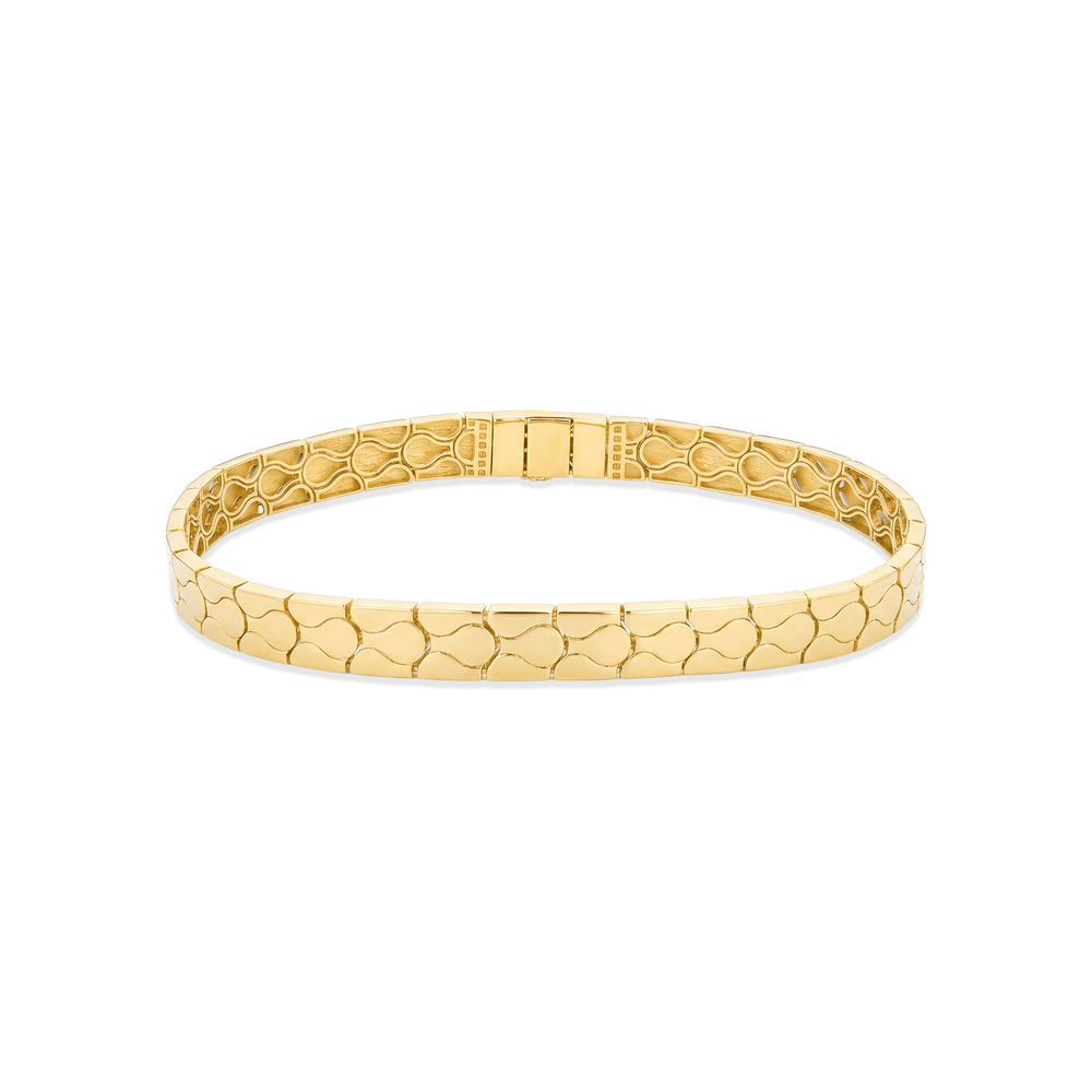 18K Gold Classic Mariner Link Bracelet | Flashy Jewellery